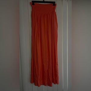 Orange Boho  Pant with Pockets